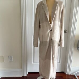 Falconeri Merino Wool Long Knit Coat XL